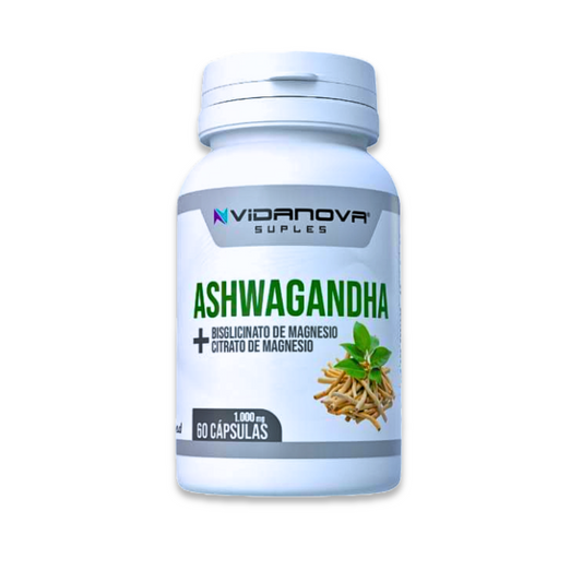 Ashwagandha + Magnesio 1000mg, 60 Caps. Original